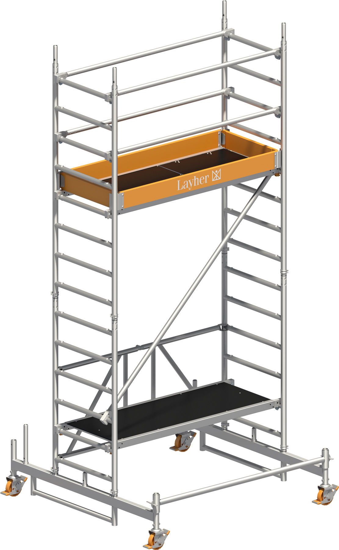 Layher Zifa Alu-Fahrgerüst P2 1406213 mit Standleiter-Optimierung