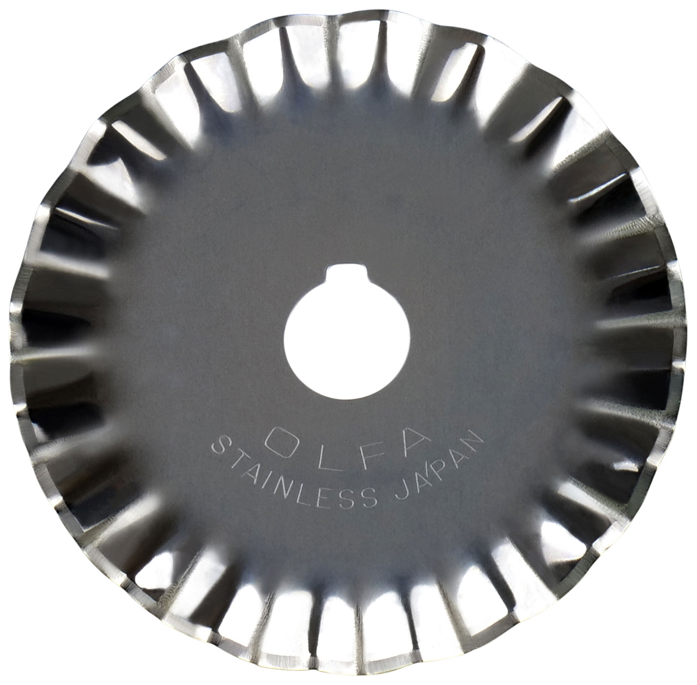 OLFA Rotationsklinge PIB45-1 - Ø 45 mm VPE 1 Kreismesser Stahl 0,30 mm für dekorative Kanten | Standard scharf - 1 Messerklinge (FL-C0000621101) Bild-01