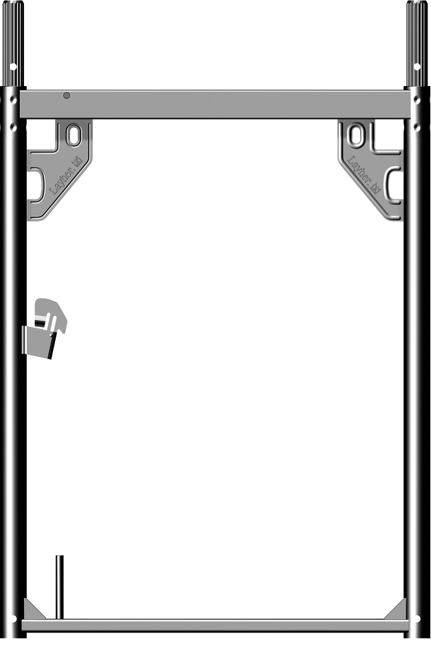 Layher Blitz Ausgleichsrahmen Alu 1,00 x 0,73 m