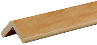 Knuffi Eckschutzprofil Typ H 45 x 45 mm Holz natur PU - 5,00 m Standard