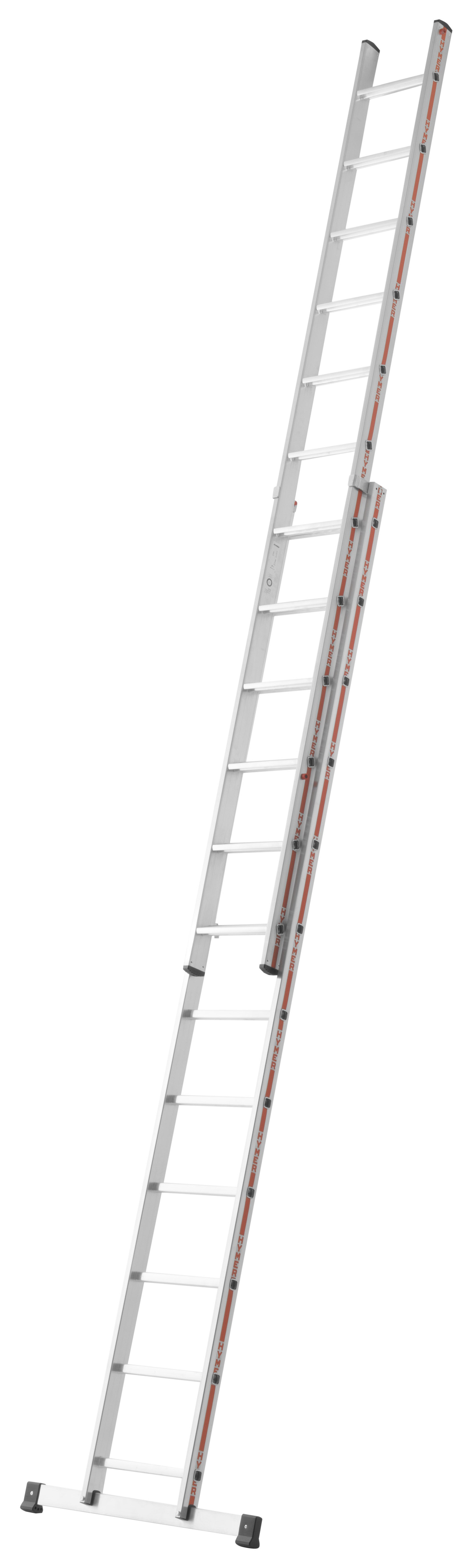 Hymer Schiebeleiter Alu 2x12 Stufen-Sprossenkombination  (HY-484624) Bild-04