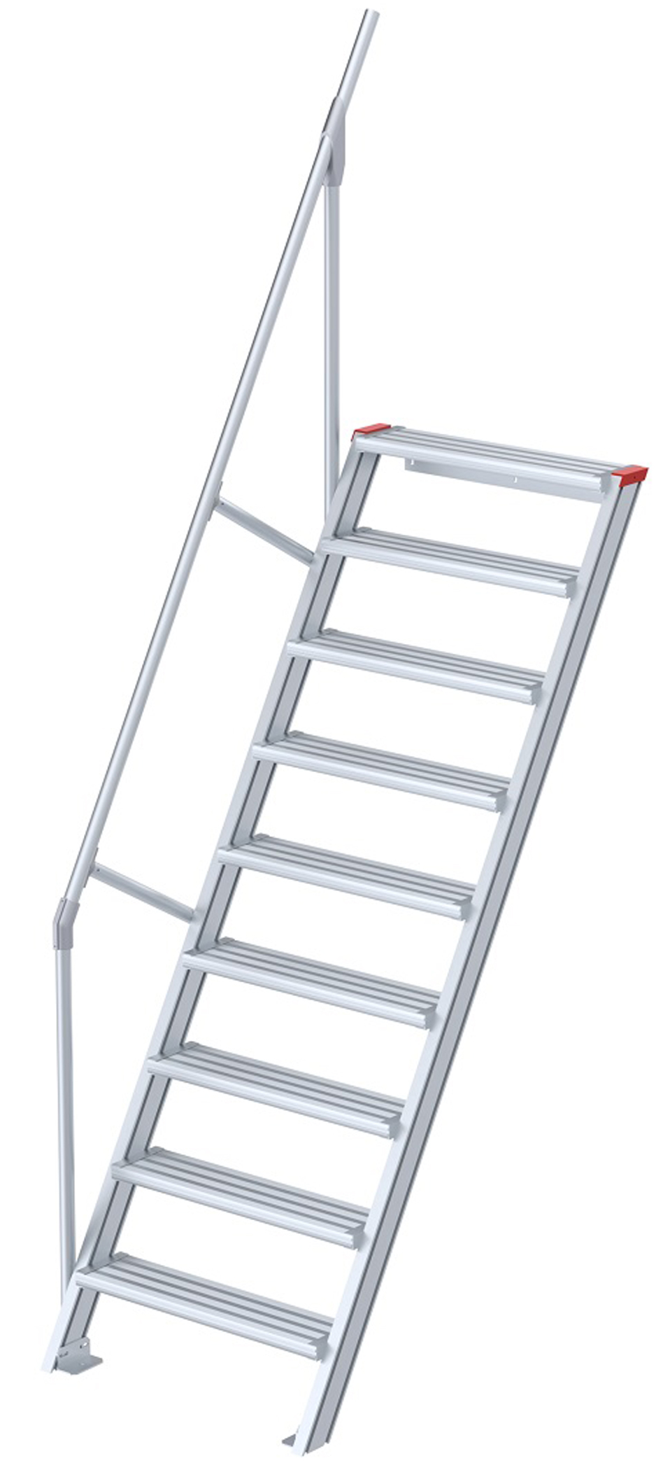 euroline Alu-Treppe 60° 9 Stufen - 600 mm
