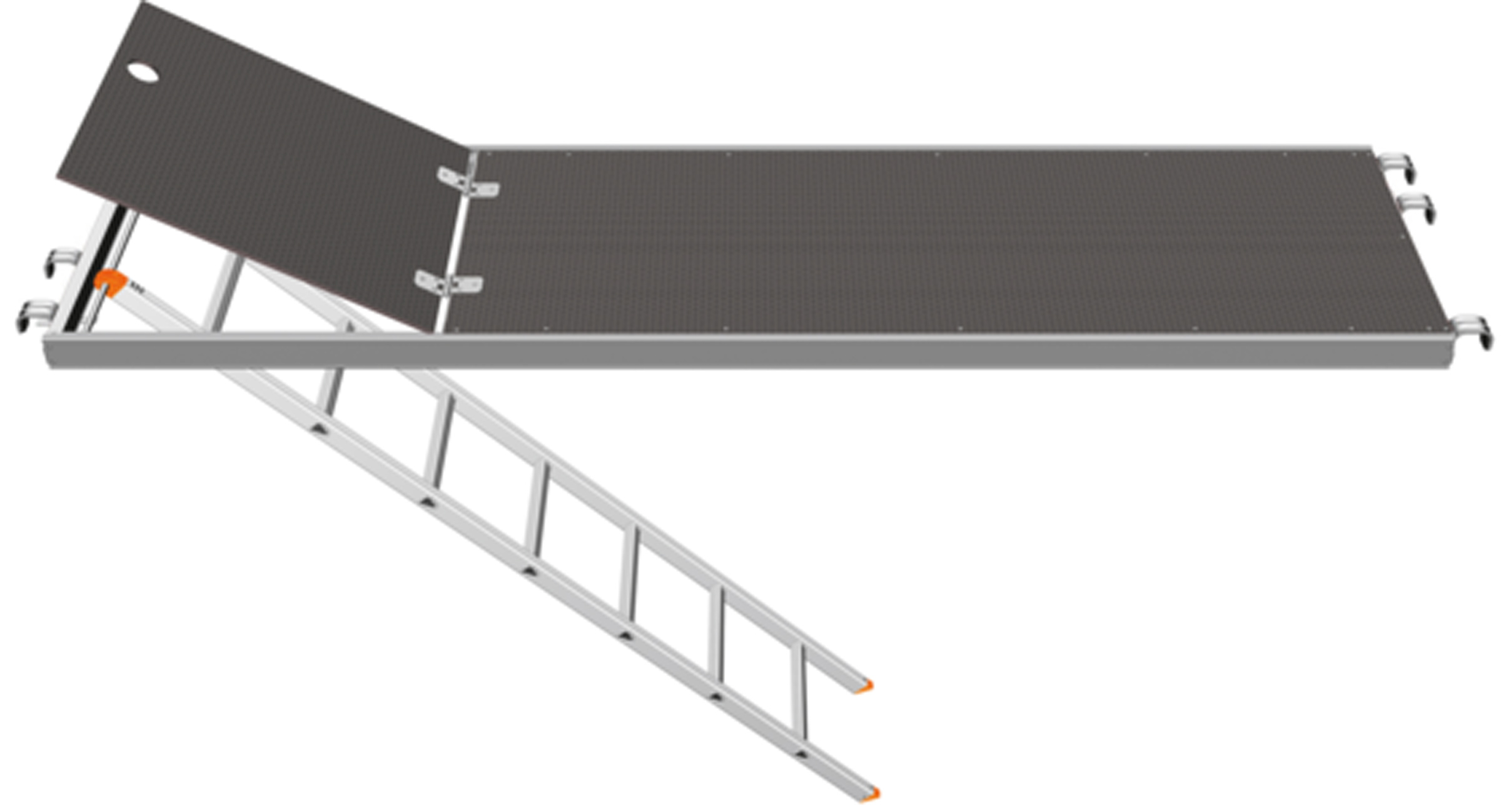 Layher O-Robust-Durchstieg T9 2,57 x 0,61 m mit integrierter Etagenleiter