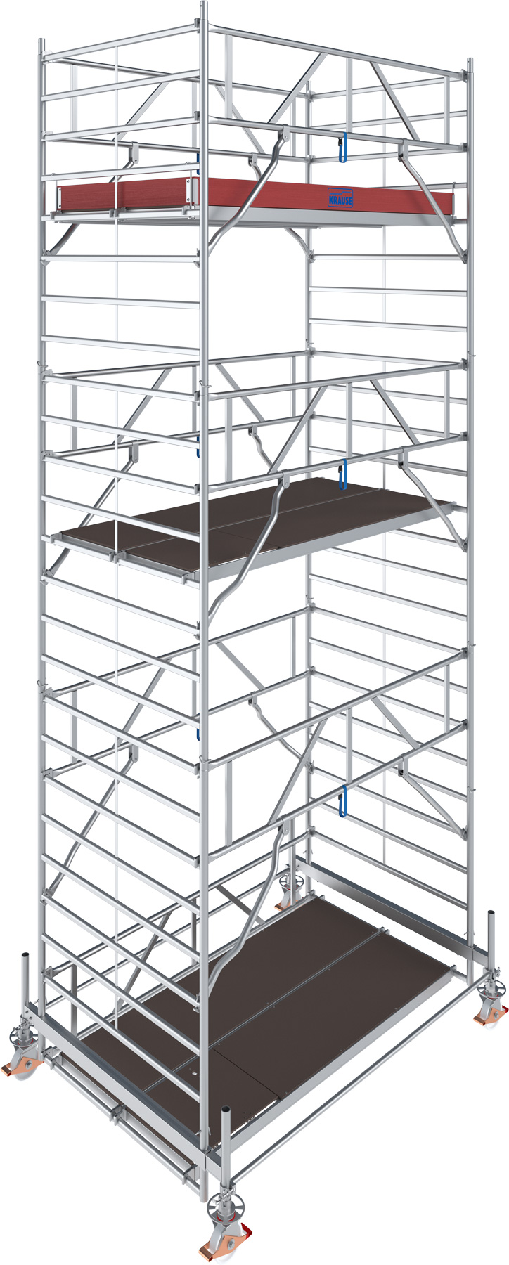 Rollgerüst Krause Stabilo Serie 500 - 1,50x2,50m - AH 7,50m