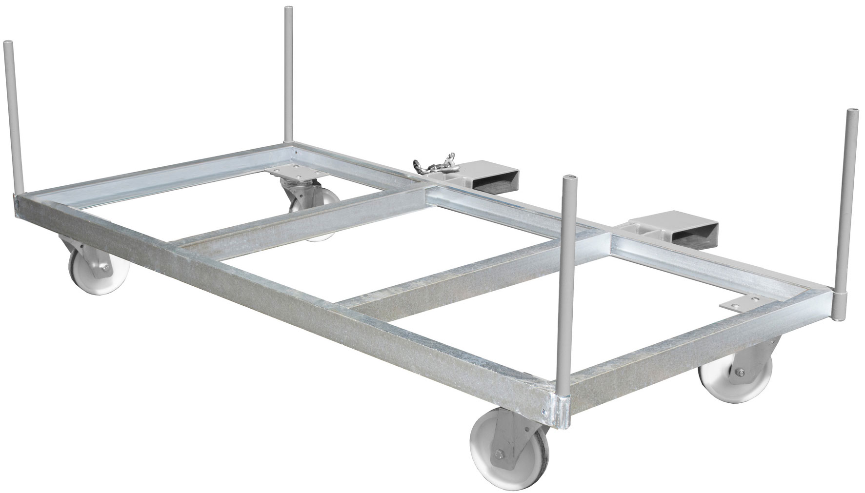 Bauer Langgutseitenwagen LSW-1.3 - verzinkt Seitenwagen für Stapler 1350 kg Tragkraft - Langgutwagen Stahl verzinkt (BA-4512-31-0000-7) Bild-01
