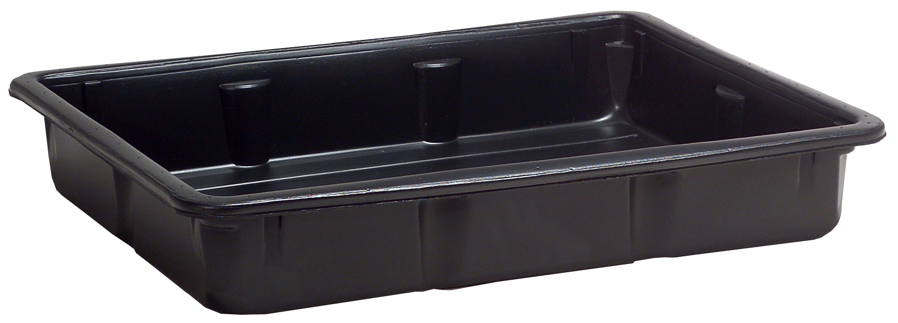 KIGA Auffangwanne Kunststoff - 800 x 600 x 130 mm - VPE 3 3 Stück Sicherheitsauffangwanne PE ohne Gitterrost - Gefahrstoffwanne 50 Liter Volumen (KI-2562-0) Bild-01