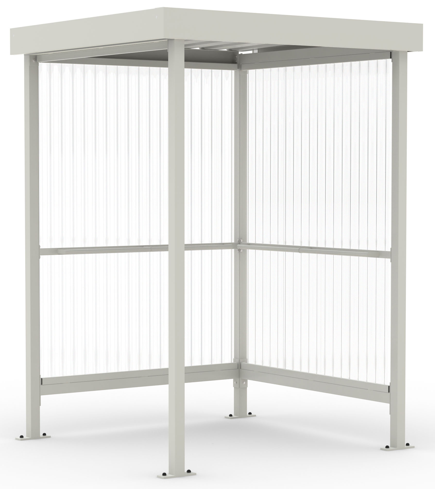 WSM Überdachung Jena - Bausatz - RAL 9002  (WSM-102100284) Bild-03