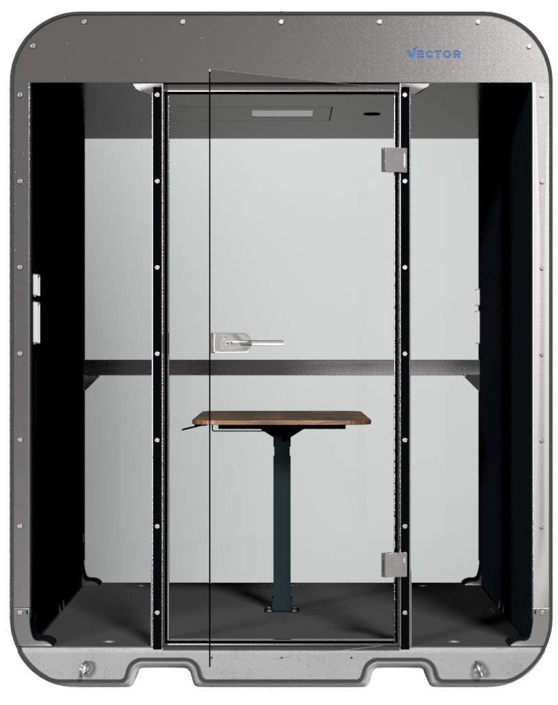 Schake Vector V-Office verzinkt Büro mobil für Baustellen- und Eventeinsätze - Stahl verzinkt (SK-VPOF22VOO0126) Bild-01