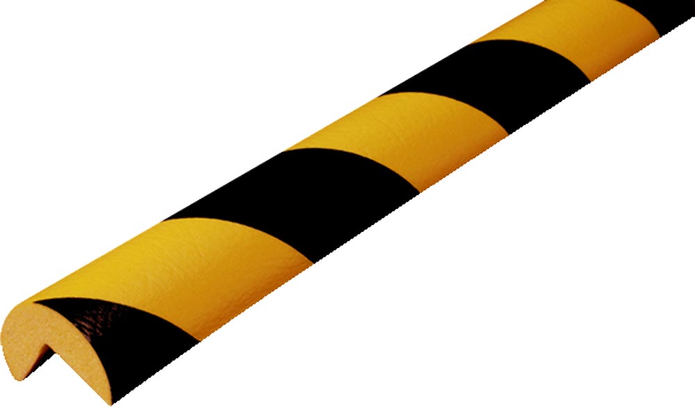 Schake Schutzprofil Warnprofil gelb | schwarz Typ A - 5000 mm