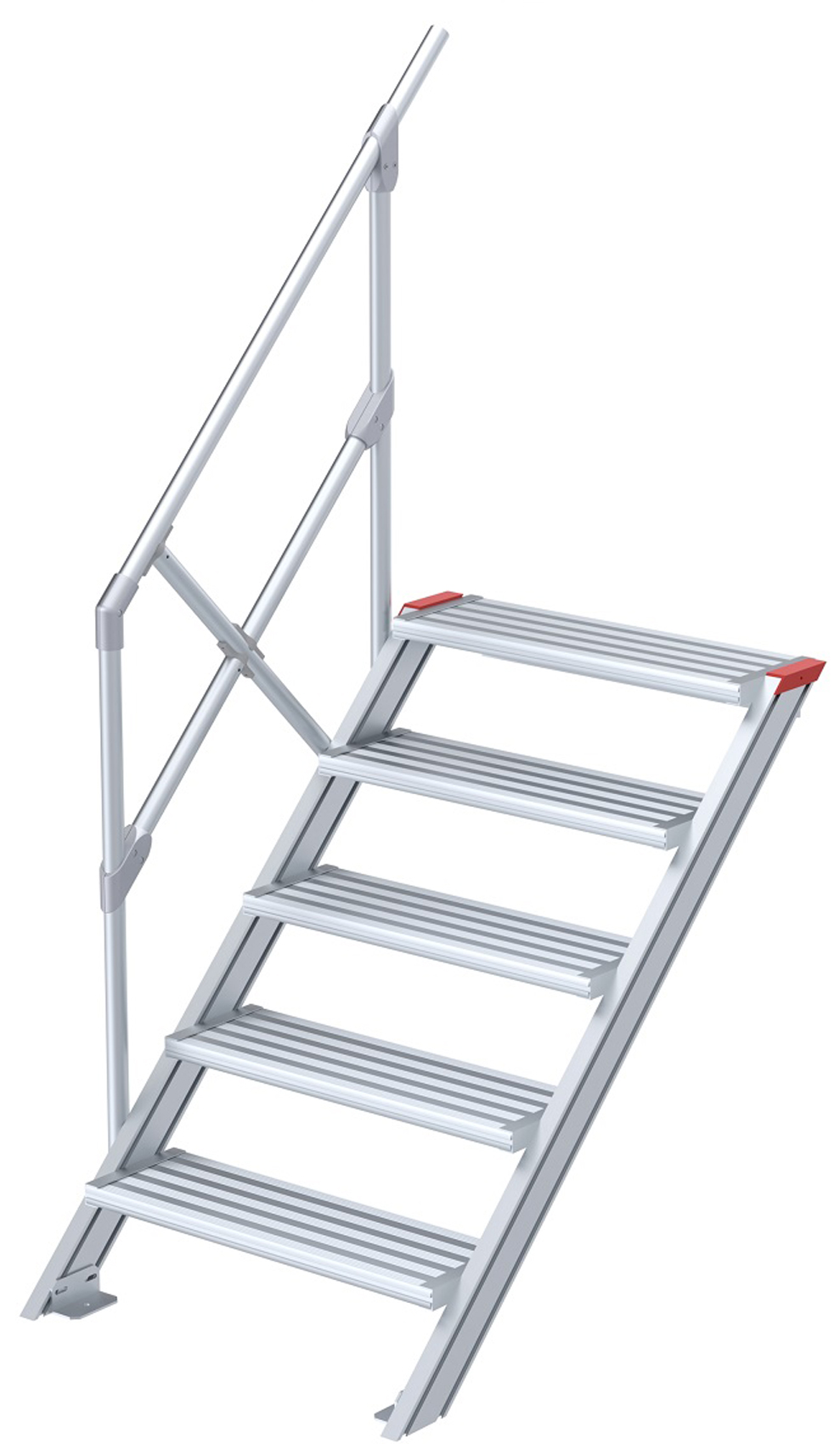 euroline Alu-Treppe 45° 5 Stufen - 800 mm