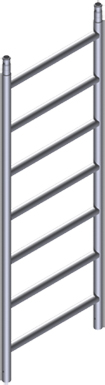 ZARGES Fahrgerüst Aufsteckrahmen 1,00 x 0,75 m