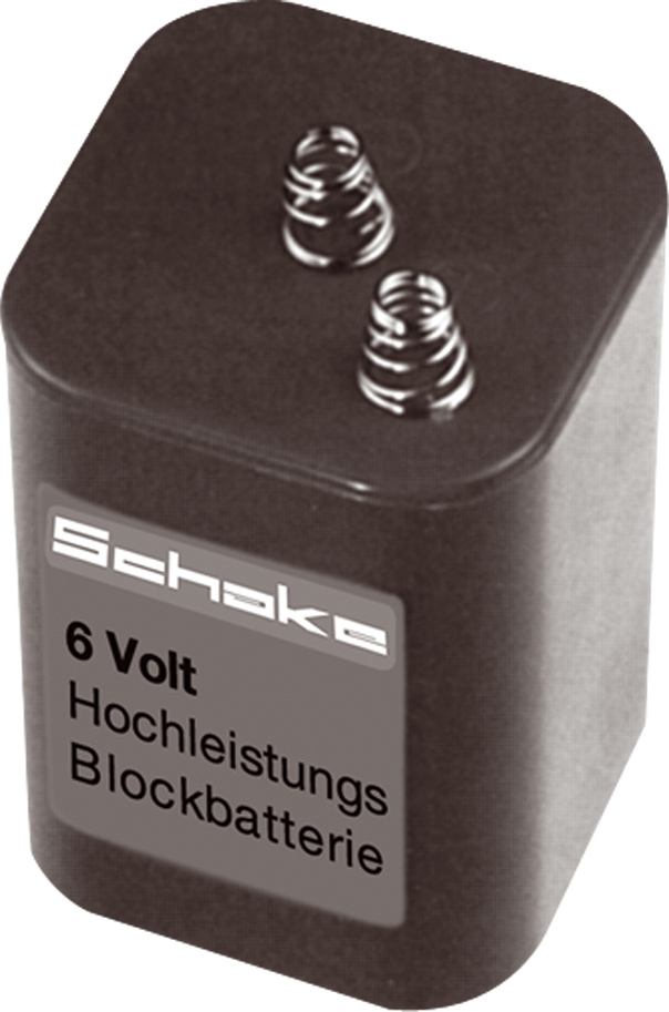 Hochleistungs Blockbatterie, 6 Volt, 600 min 4R25, 7000 mAh, 2 Stück