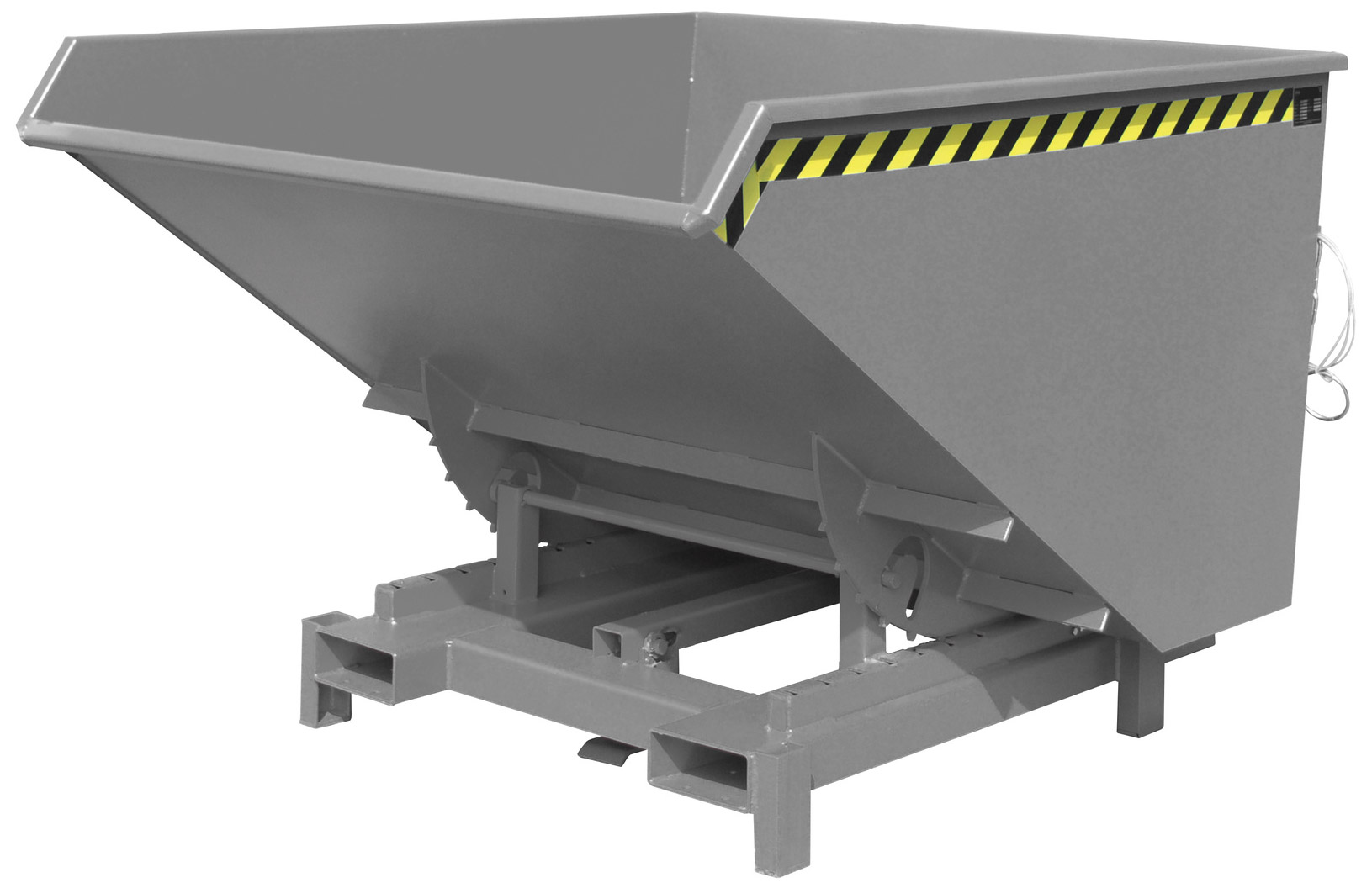 Bauer Schwerlastkipper SK-1700 - RAL 7005 Kippmulde 1700 Liter für Stapler - Kippcontainer mausgrau pulverbeschichtet (BA-4498-24-0000-5) Bild-01