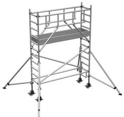 Rollgerüst ZARGES MultiTower S-PLUS 1T 0,75x1,80m - AH 4,50m