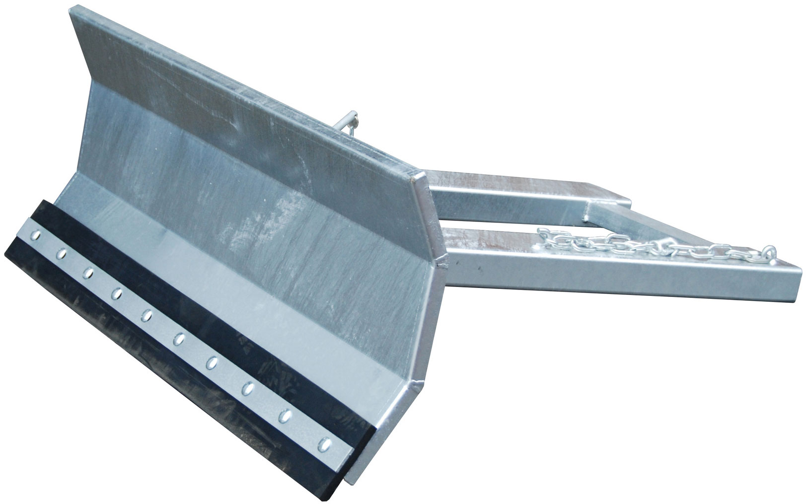 Bauer Schneeschieber SCH-L-1500 - verzinkt Schneeschild mit Gummischürfleiste für Gabestapler - Schneeräumer Stahl verzinkt (BA-4428-80-0000-7) Bild-01