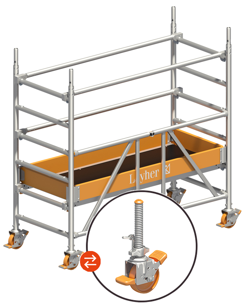 Rollgerüst Layher Zifa P2 hawego 1406300 - AH 2,80 m