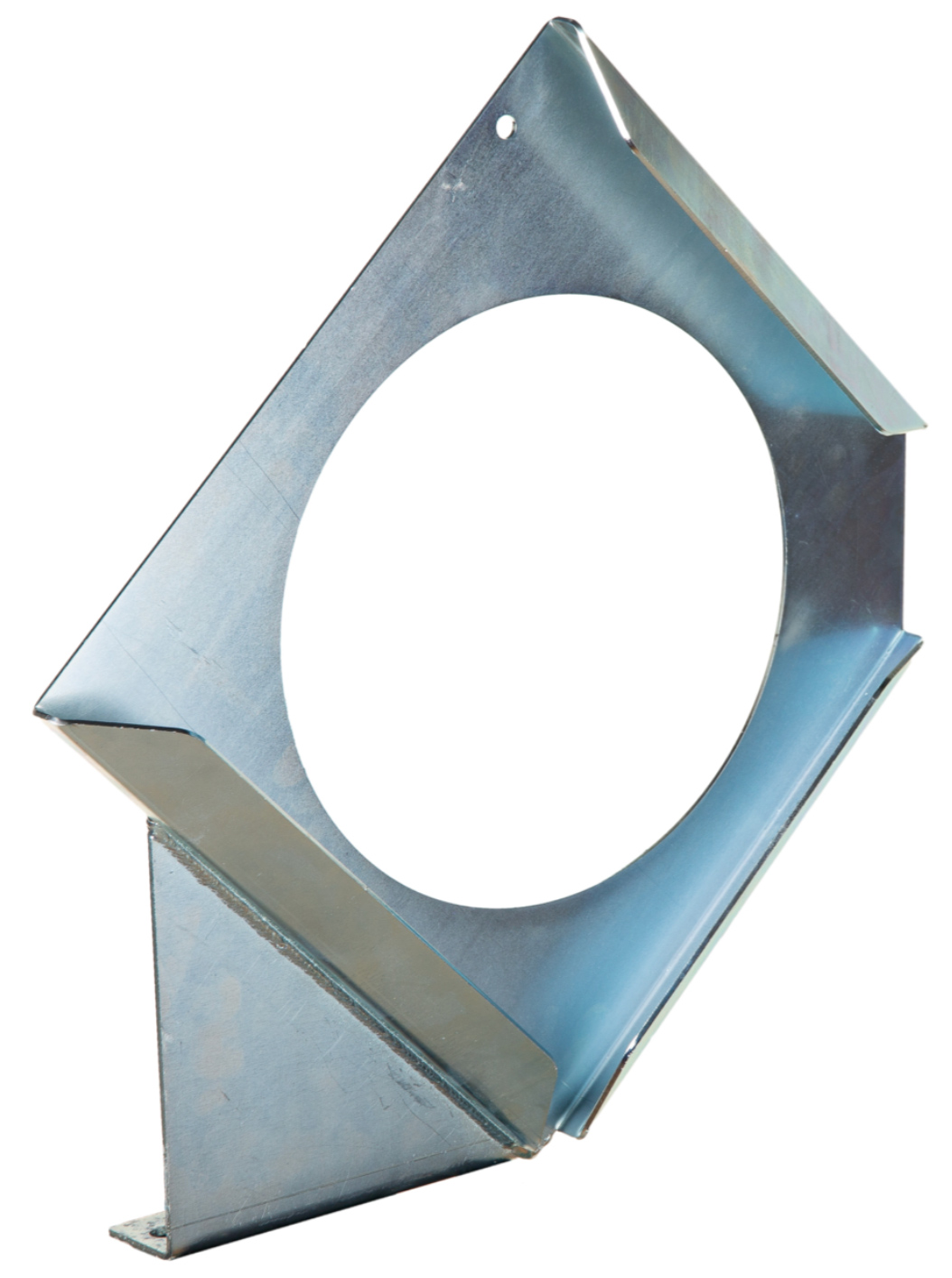 LuxTek Steckplattenhalter 300 mm rechts Halterung für eine Unterlegplatte rund oder quadratisch (LU-SPH300-R) Bild-01