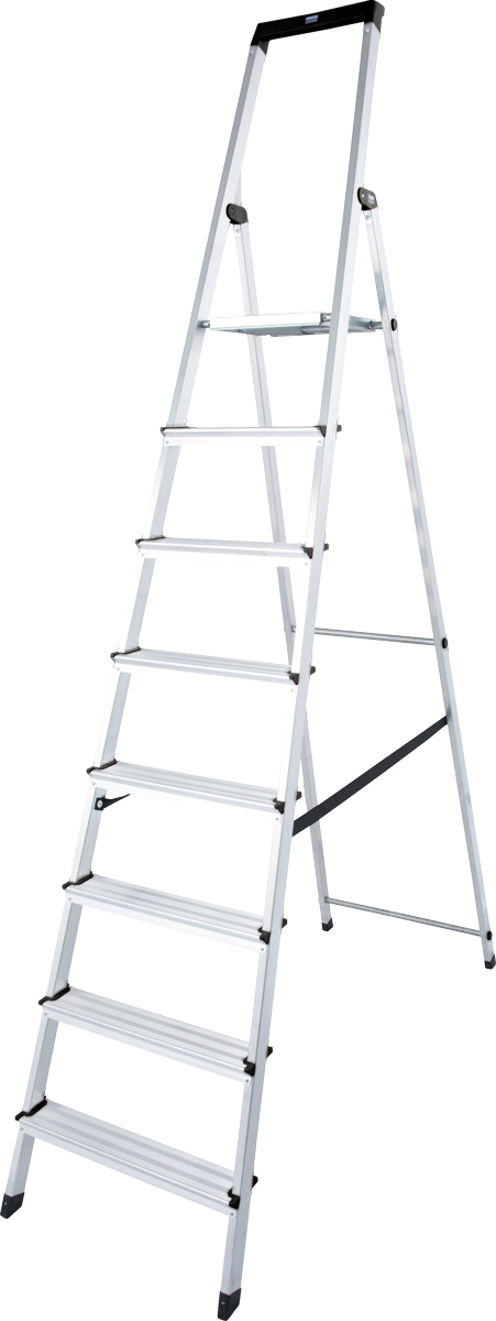Krause Alu-Stufenstehleiter Solidy® 8 Stufen