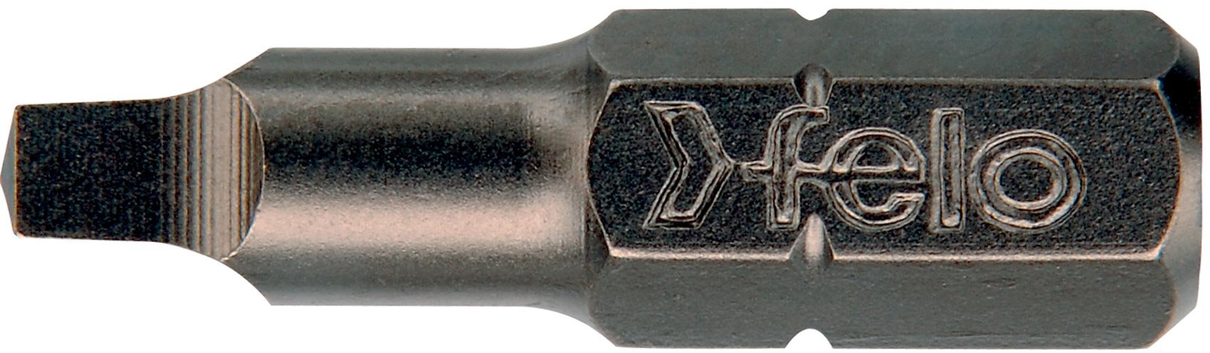 Felo Industrie Bit C 6,3 Vierkant SQ 0 - 1,75 x 25 mm - VE 10 Stück Vierkant Schrauben Bit Robertson - Industrie Serie (FL-02500010-VE10) Bild-01