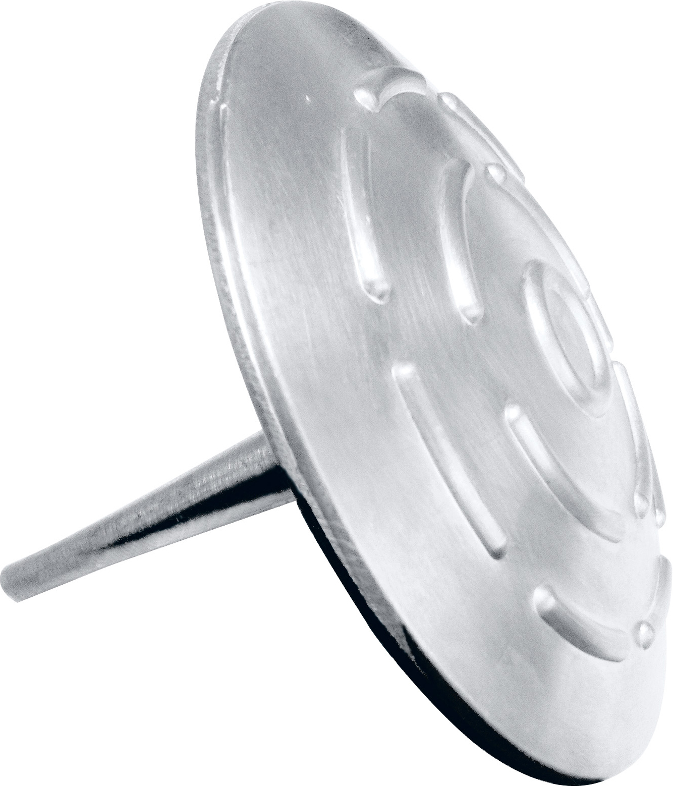 Schake Alumarkierungsnagel Ø 100 mm mit angespitztem Schaft - ohne Reflexlinsen Markierungsknopf Alu ohne Reflexlinsen - zum Einschlagen (SK-39130) Bild-01