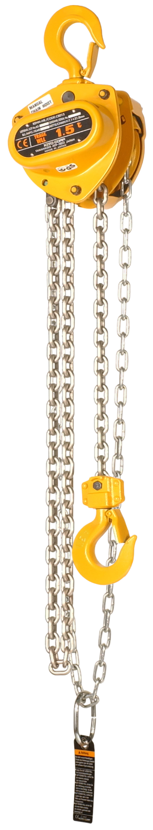 KITO Handkettenzug CB015 - Hubhöhe 3,00 m
