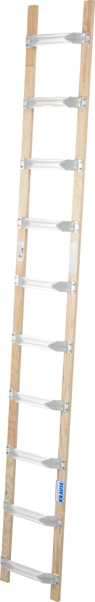 Krause Alu-Holz-Dachleiter 10 Sprossen