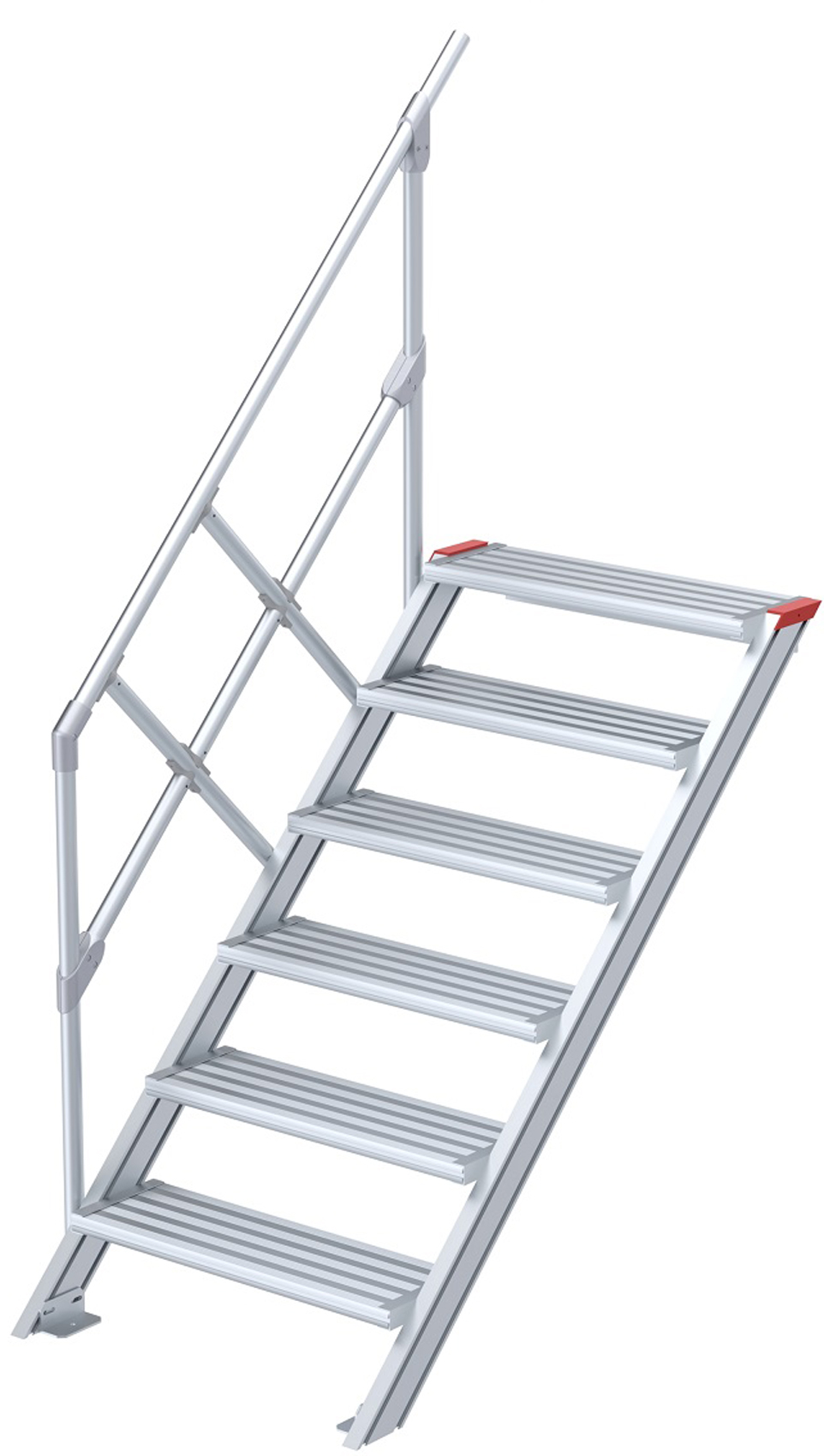 euroline Alu-Treppe 45° 6 Stufen - 600 mm