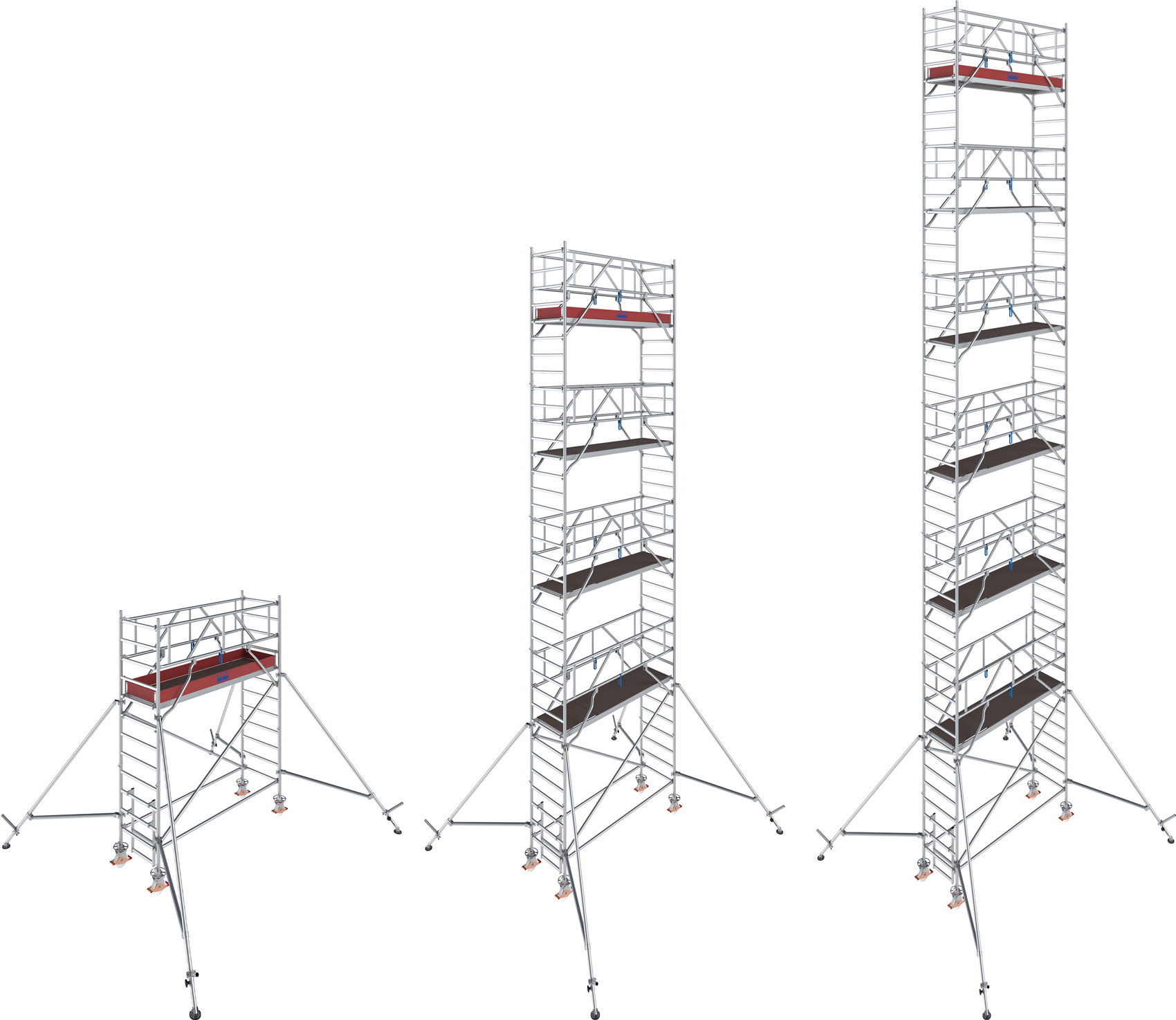 Rollgerüst Krause Stabilo Serie 1000 Alu 0,75x2,50m