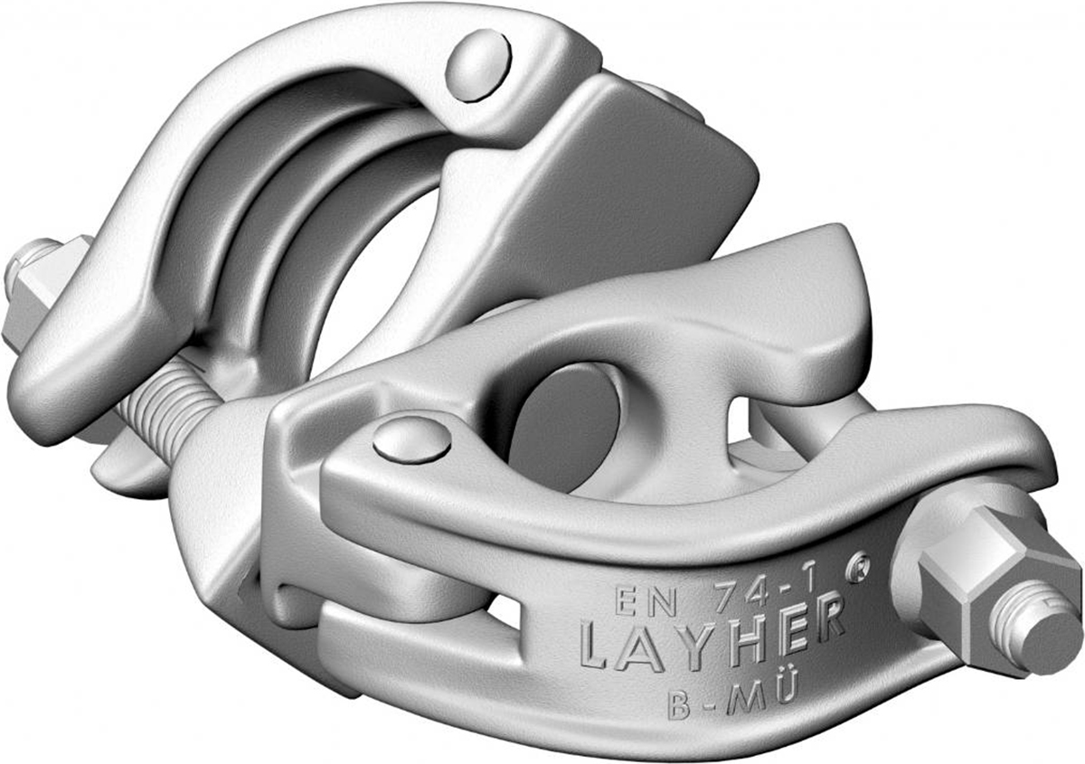 Layher Fahrgerüst Spezialkupplung drehbar SW 22