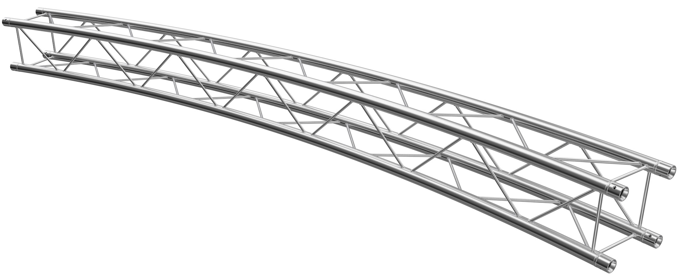 Global Truss Dekotraverse F24 Kreisstück für Ø 10,0 m 30° Dekotraverse aus Aluminium (GT-F24R50-30) Bild-01