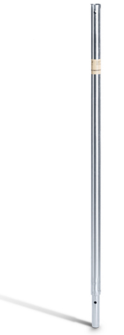 Layher Systemgeländer Geländerpfosten SGG Steckpfosten aus Stahl - Seitenpfosten für flexible Absturzsicherung (LB-7032.016) Bild-01