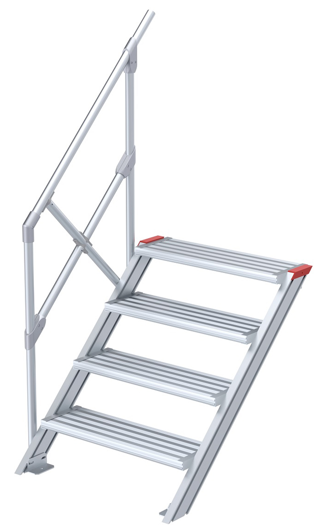 euroline Alu-Treppe 45° 4 Stufen - 1000 mm