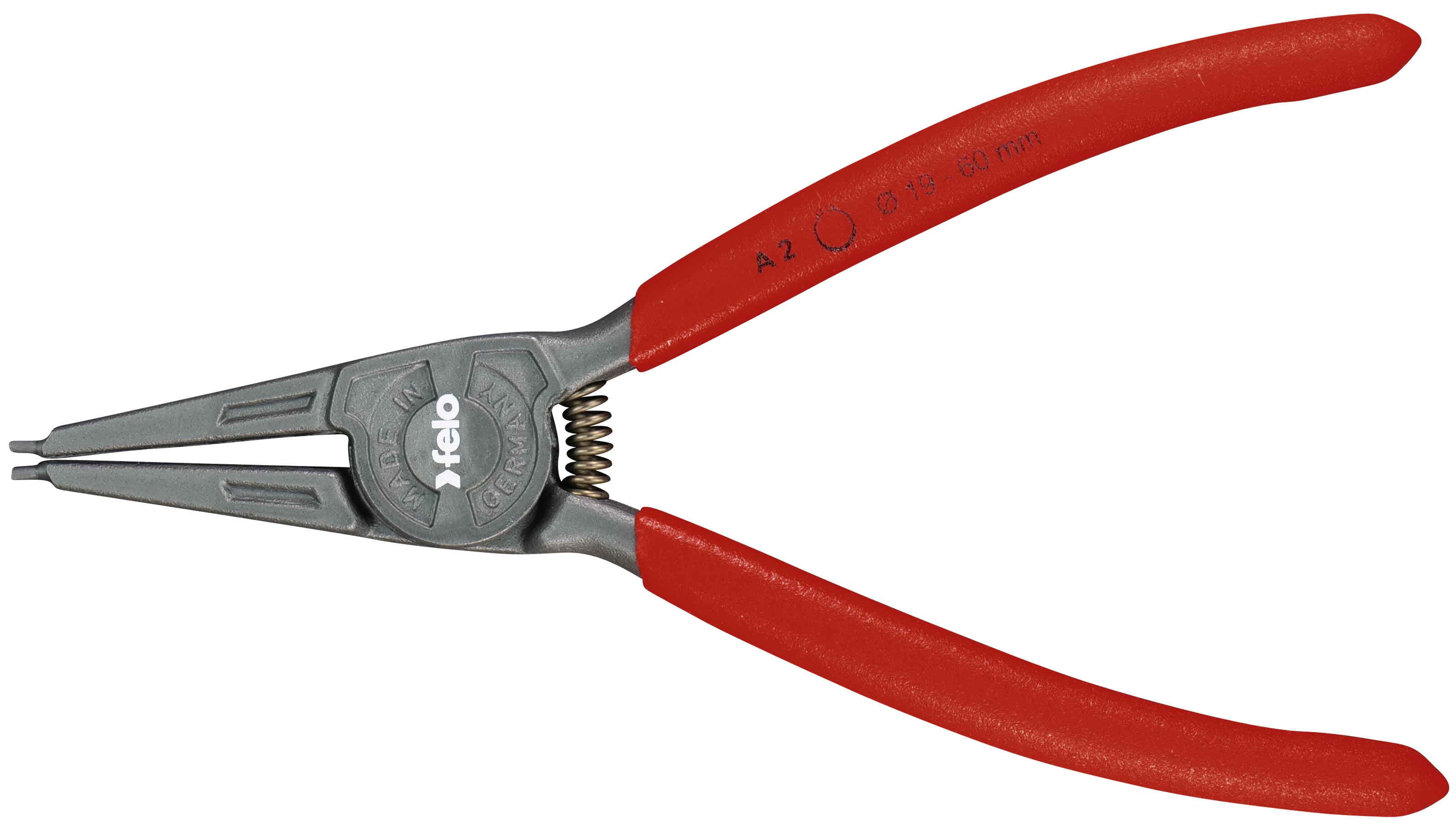 Felo Sicherungsringzange für Außenringe 19 - 60 mm gerade - 175 mm Zange - Serie 593 (FL-59301940) Bild-01