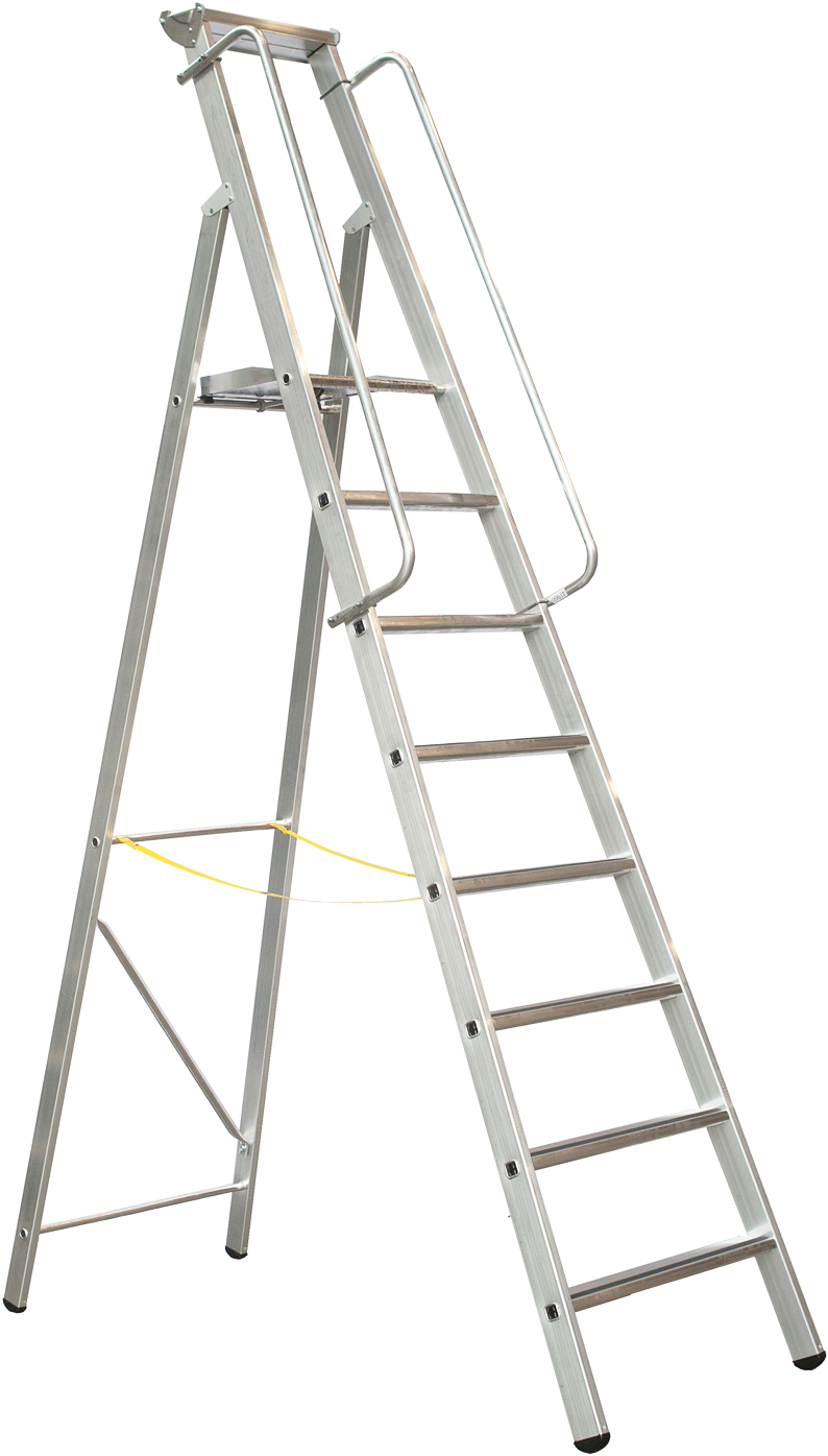 ZARGES Stufen Stehleiter Meistertritt S - 8 Stufen