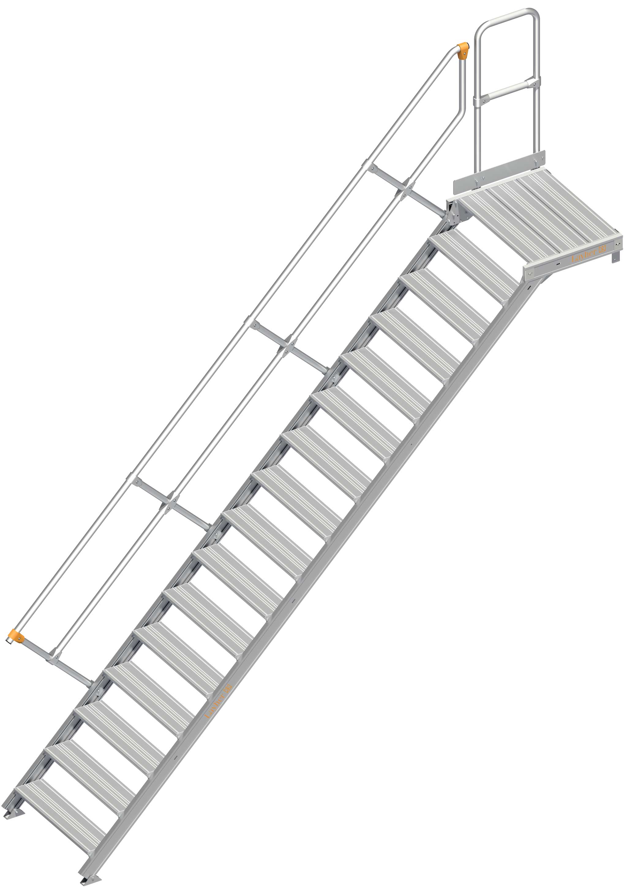 Layher Plattformtreppe 45° SG 16 Stufen - 800 mm breit