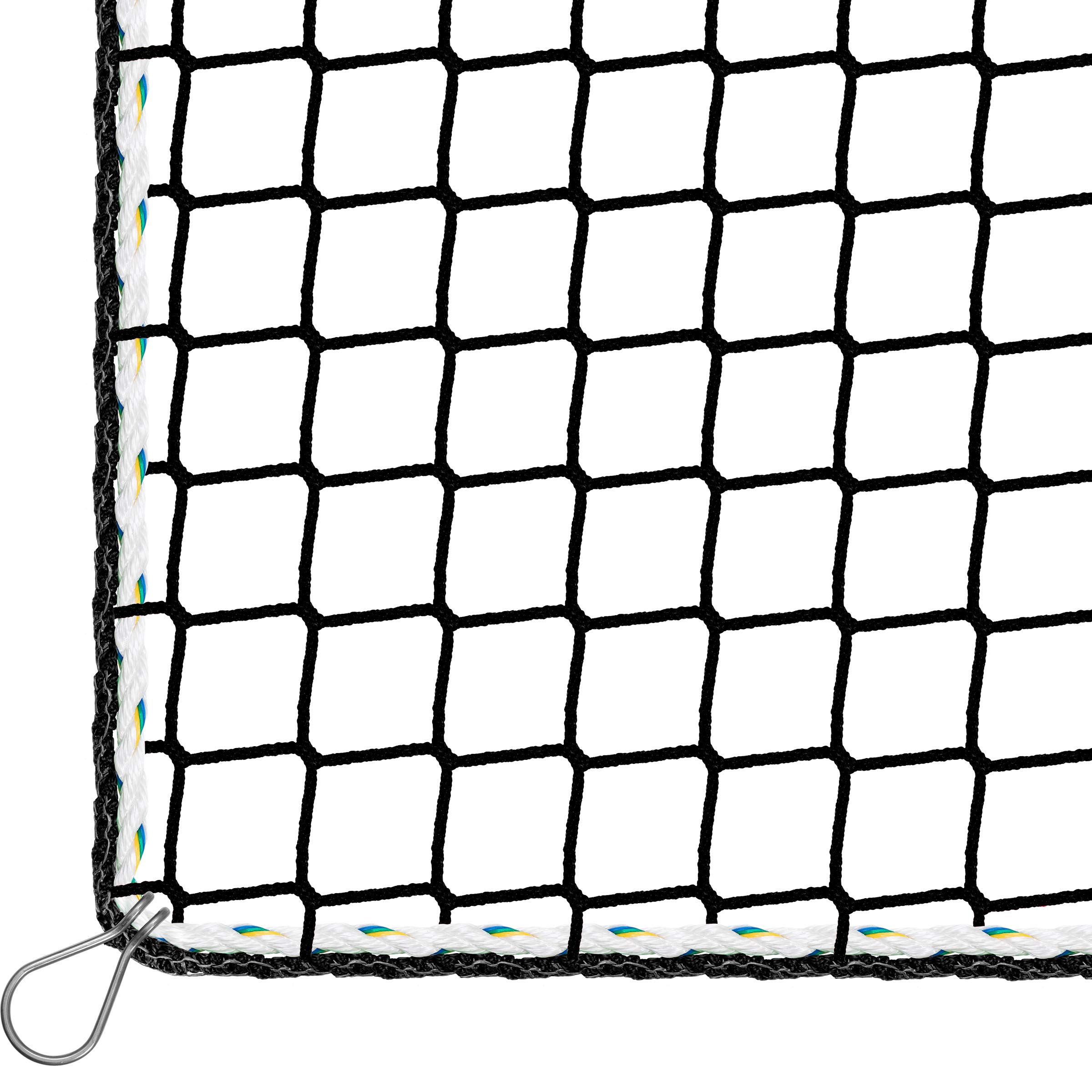 Huck Auffangnetz mit Kauschenbügel 6,00 x 10,00 m schwarz