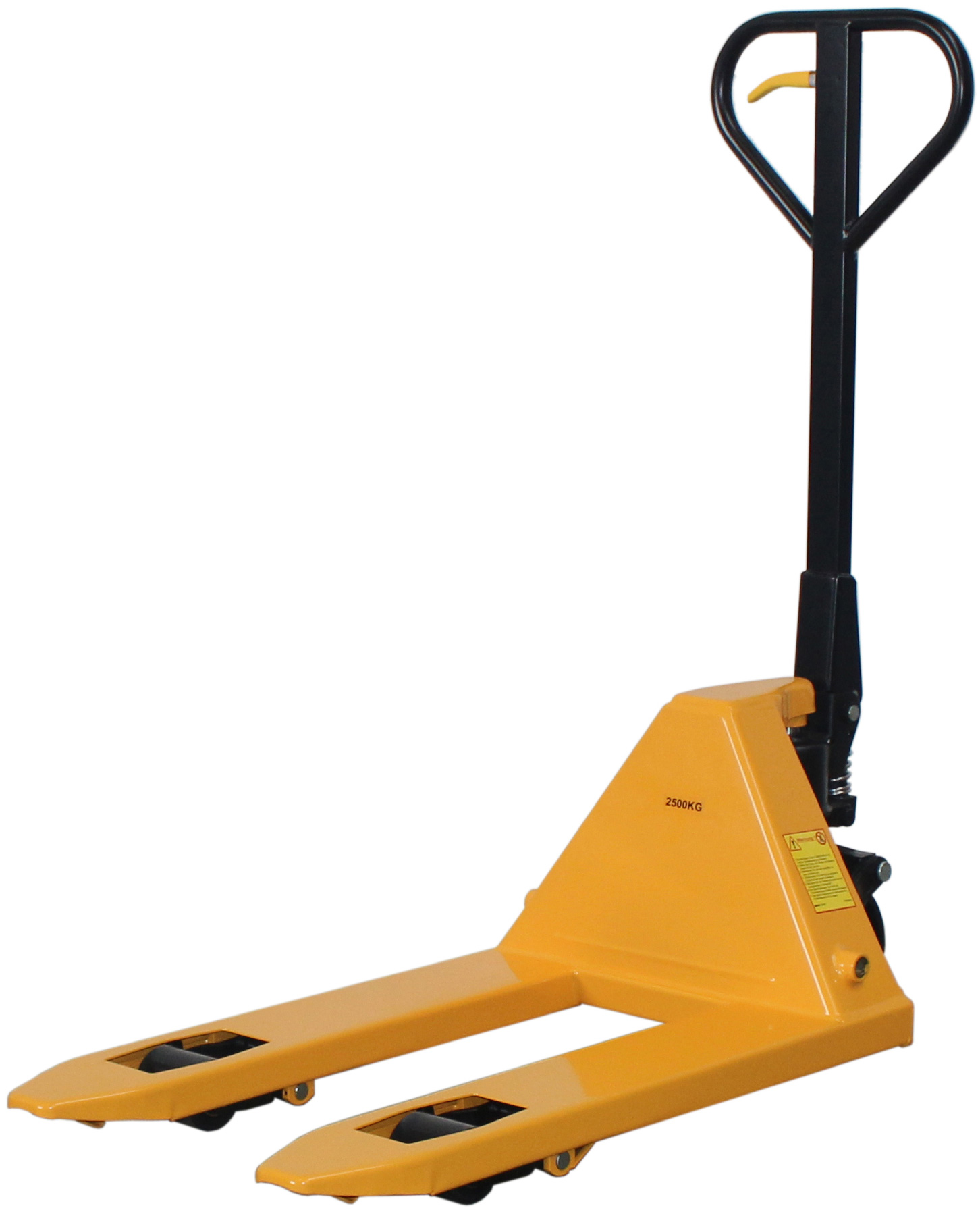 qteck Hubwagen 2,5 t - Gabellänge 800 mm - PU|PU single Gabelhubwagen Traglast 2500 kg - Handhubwagen mit Single-Lastrollen (QT-20OSE01802055) Bild-01