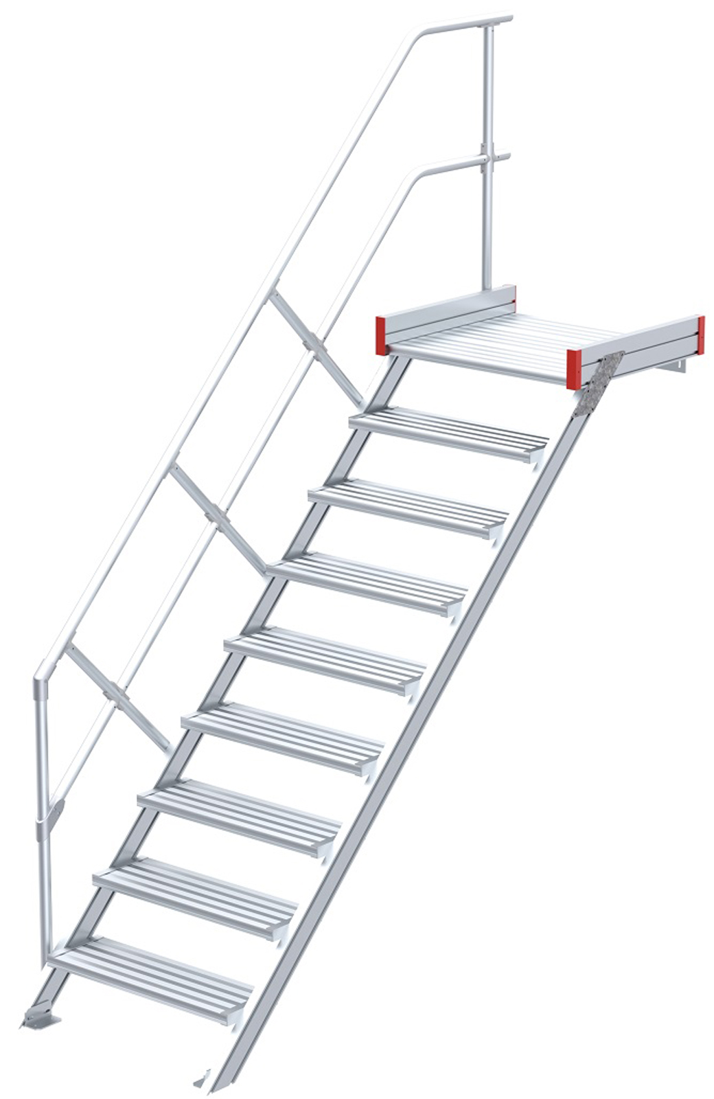 euroline Podesttreppe 45° 9 Stufen - 800 mm