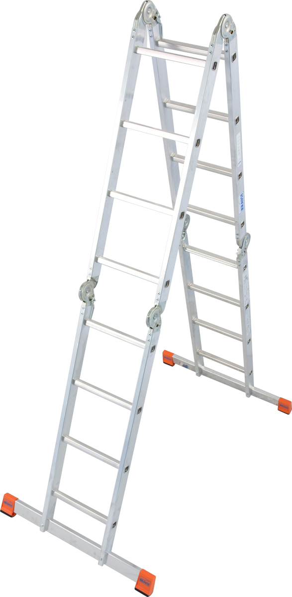 Krause Alu-Sprossengelenkleiter MultiMatic® 4x4 Sprossen