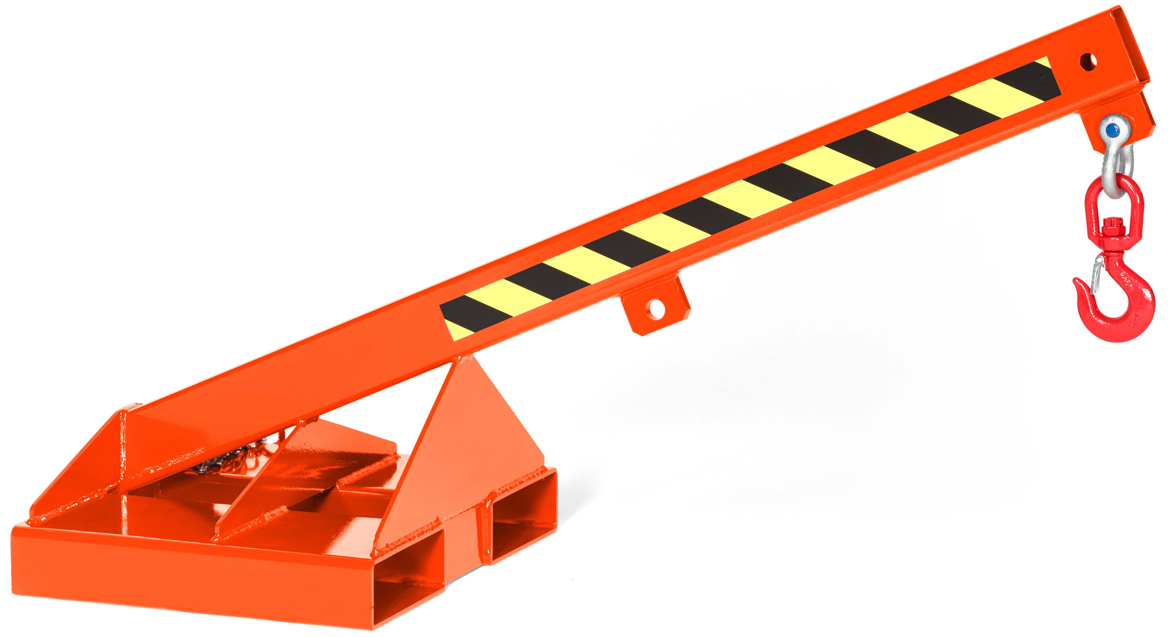 RR Industrietechnik Lastarm RLH-1 - RAL 2004 Kranausleger geneigt für Stapler - Lasttraverse reinorange pulverbeschichtet (RR-100802128) Bild-01