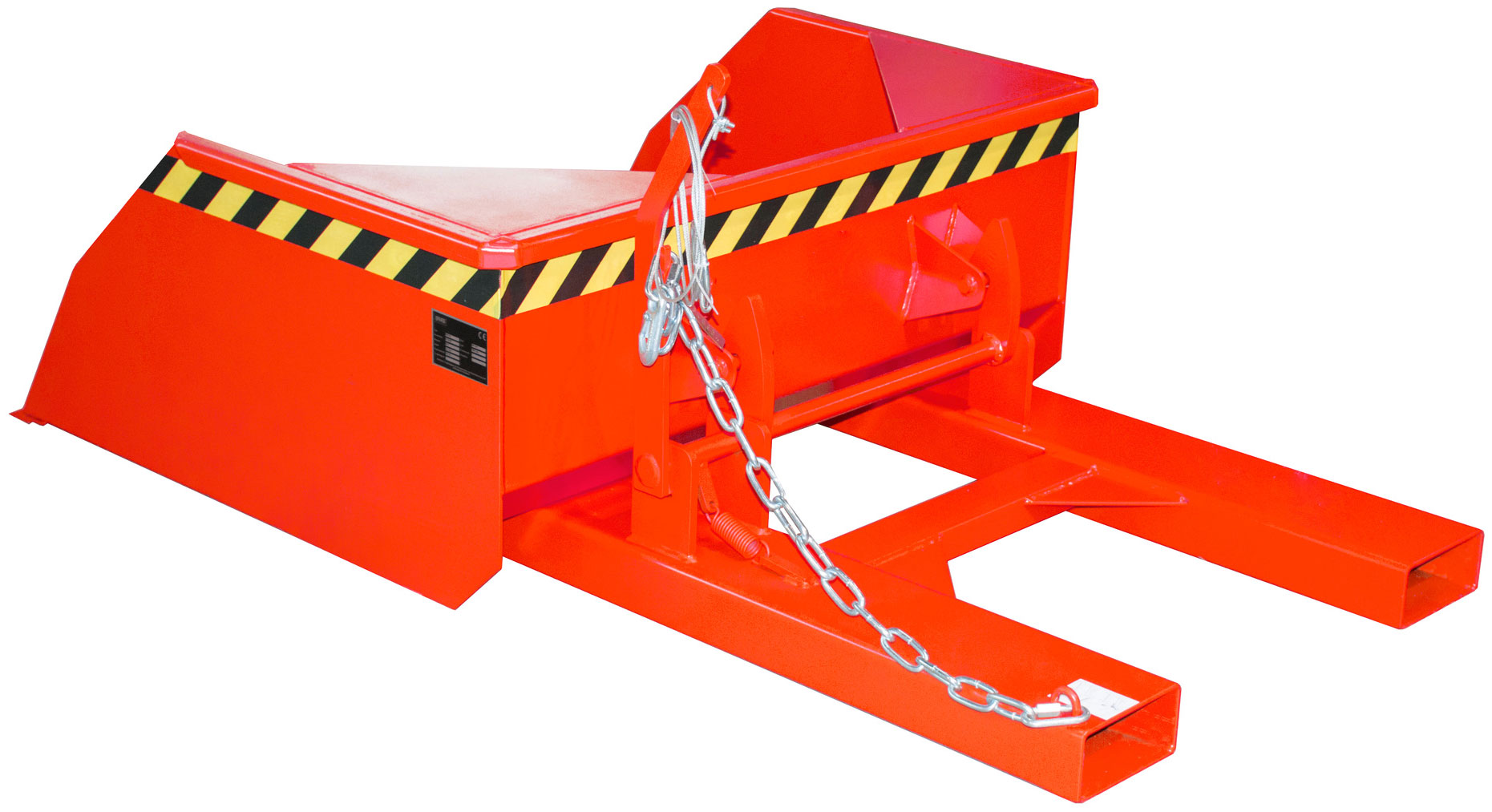 Bauer Staplerschaufel BSE-50 - RAL 3000 Schaufel 500 Liter für Stapler - Schuttschaufel | Schneeschaufel feuerrot pulverbeschichtet (BA-4414-01-0000-2) Bild-01