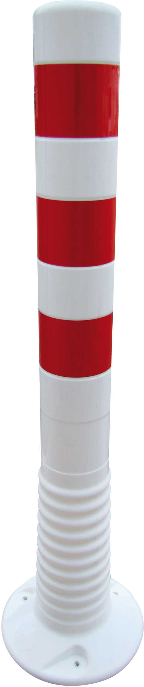 Schake Kunststoffpfosten weiß | rot - 750 mm