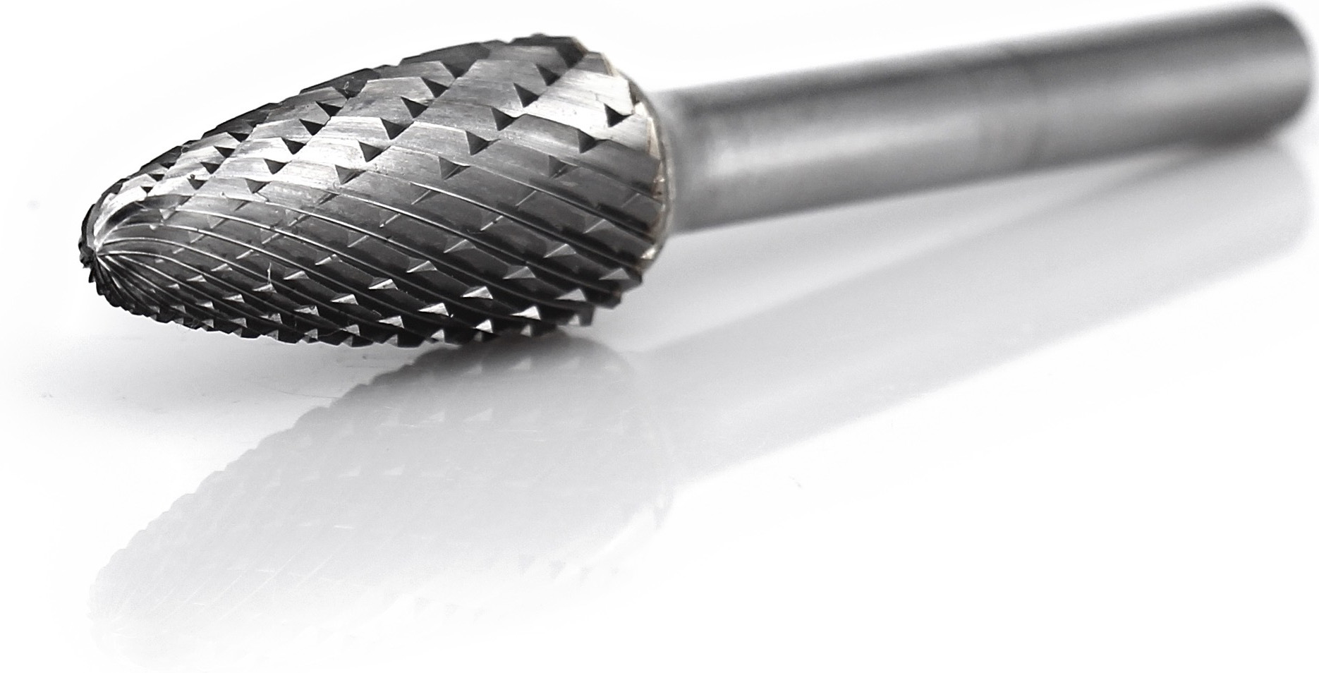 procut Hartmetallfrässtift Rundbogenform RBF F61125-6 Schaft-∅ 6 mm - Kopf-∅ 11 mm - Kreuzverzahnung (PC-F61125-6) Bild-01