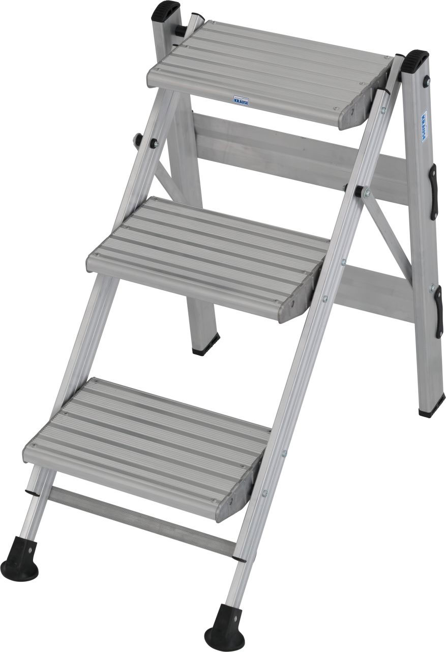 Krause Alu-Klapptreppe ohne Haltebügel