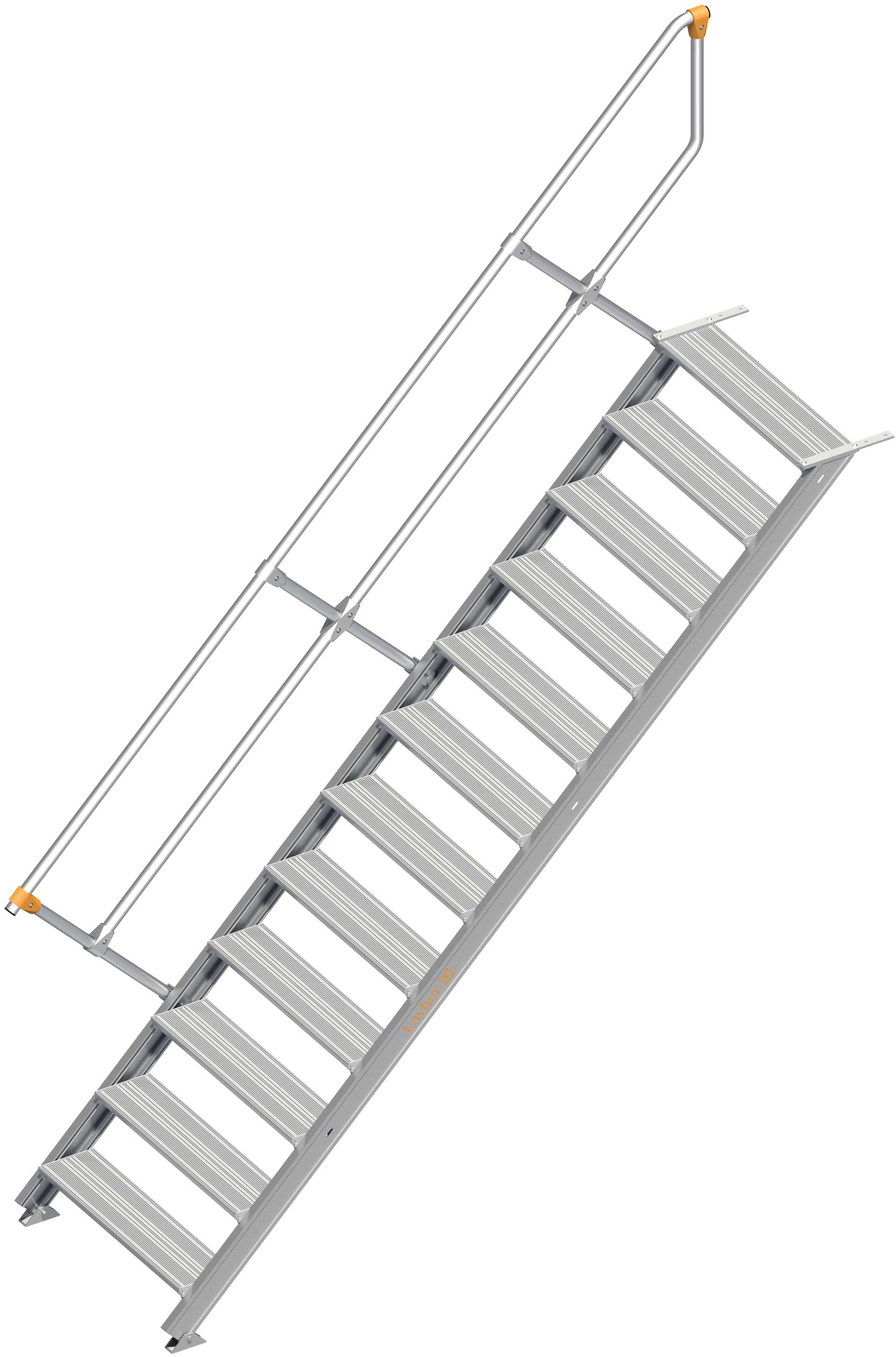 Layher Treppe 45° SG 12 Stufen - 800 mm breit