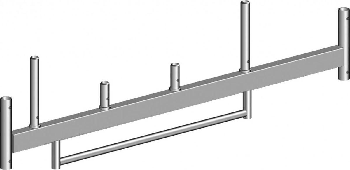 Layher Fahrgerüst Stahl-Fahrbalken mit Bügel 1,80 m