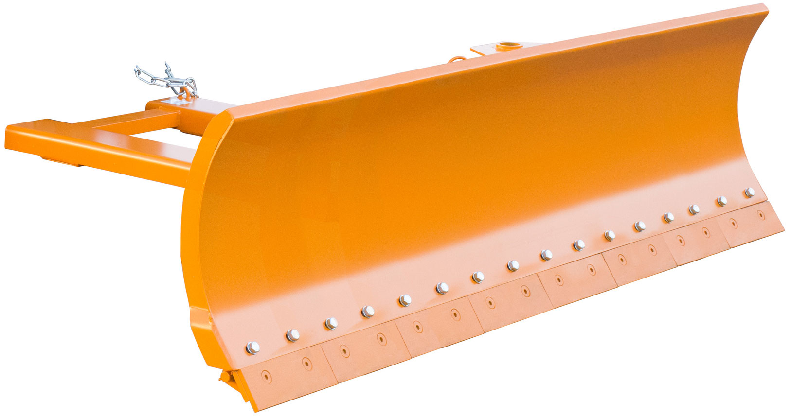 Bauer Schneeschieber SCH-F-240 Schneeschild mit Federklappschare für Gabestapler - Schneeräumer gelborange pulverbeschichtet (BA-4428-16-0000-1) Bild-01