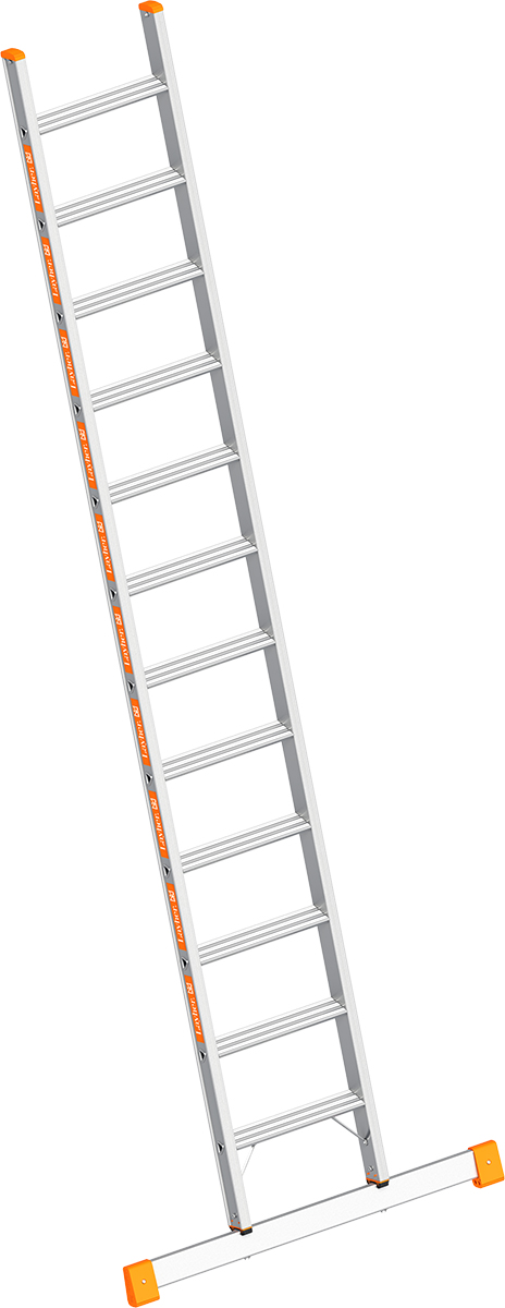 Layher Anlegeleiter Alu 12 Stufen