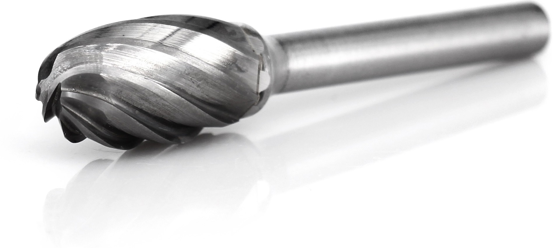 procut Hartmetallfrässtift Tropfenform TRE E62025-ALU Schaft-∅ 6 mm - Kopf-∅ 20 mm - ALU-Verzahnung (PC-E62025-ALU) Bild-01