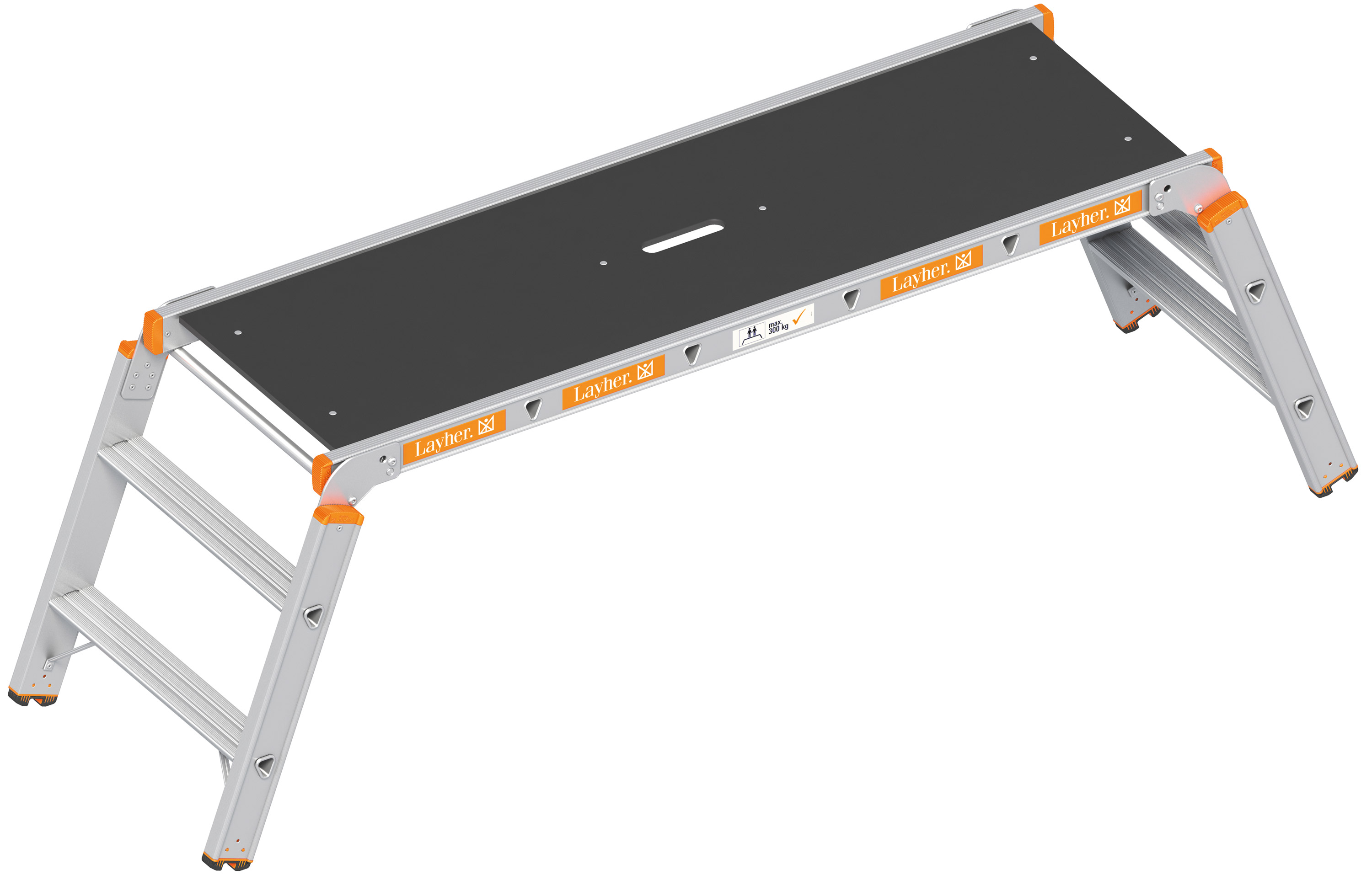 Layher Arbeitsplattform TOPIC 1065 klappbar mit Stufen Rutschhemmung R12 - TRBS konform (LS-1065.065) Bild-01